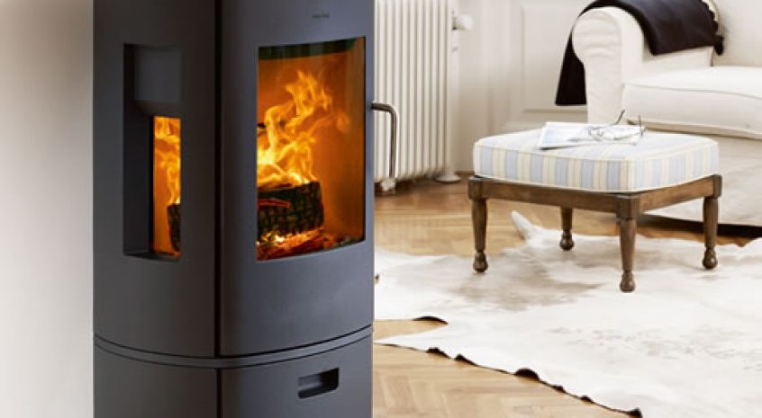 Apsauginiai stiklai prie krosnelių ir židinių