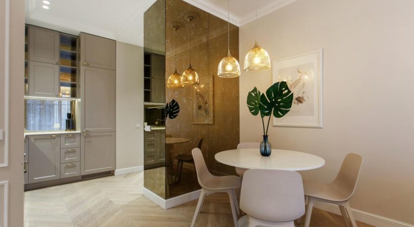 Gamyklinis sendintas veidrodis Antique bronze