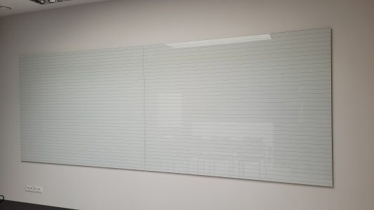 Stiklinė rašymo lentos su juostelėmis 2