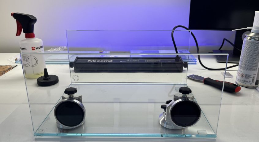 Stikliniu gaubtų gamyba