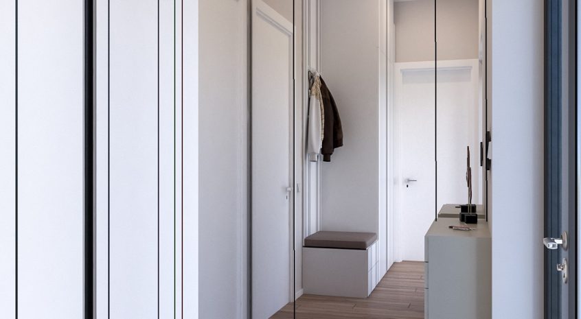 Veidroziai su minimalistiniu juodu remeliu